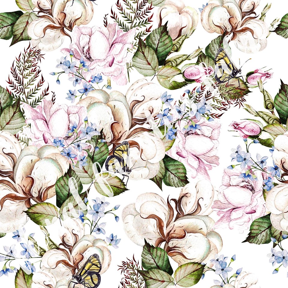 Fiona Fabric PRE-ORDER - Floral Fanatics Fabric